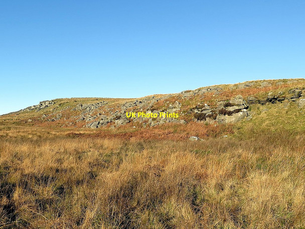 Photo 6"x4" Crags near Barron's Pike Bewcastle c2016