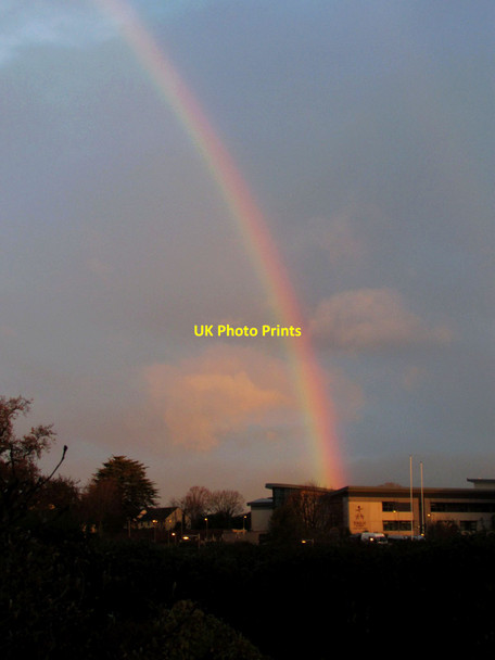 Photo 6"x4" Rainbow, Torquay Academy Torquay c2016