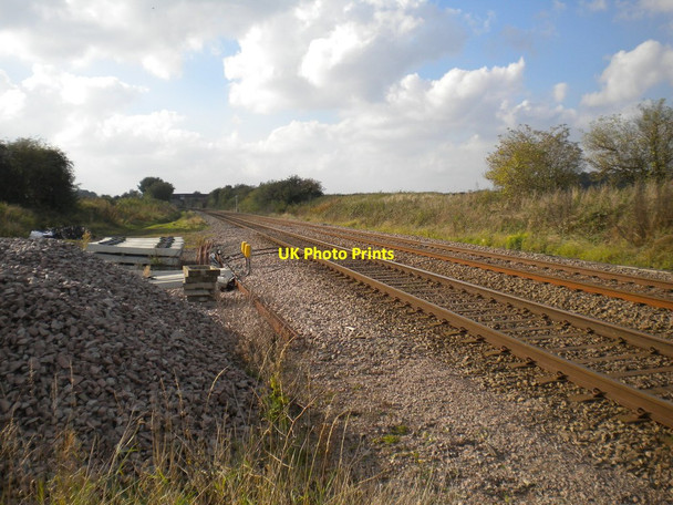Photo 6"x4" Railway west of Saxondale level crossing Newton\/SK6841 c2016