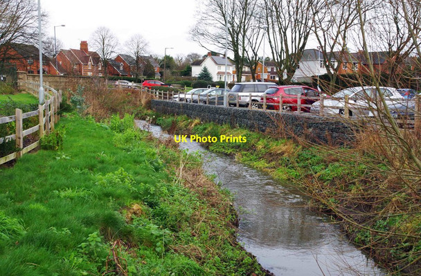 Photo 6"x4" The Sugar Brook in Brook Retail Park, Sherwood Road, Bromsgrove, Worcs Bromsgrove c2016