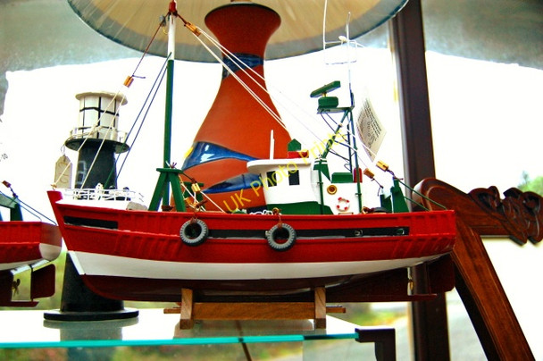 Photo 6"x4" Dunlewy Lake Centre - Fishing boat for sale Money Beg c2008