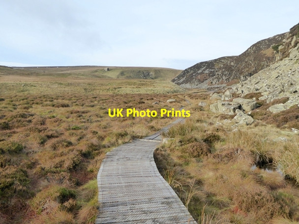 Photo 6"x4" Boardwalk on the Pennine Way below Falcon Clints Cauldron Snout c2016