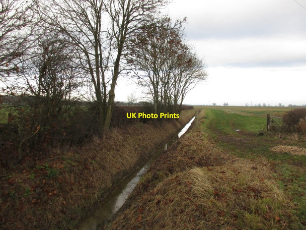 Photo 6"x4" Drain near Faldingworth Grange Cold Hanworth c2016