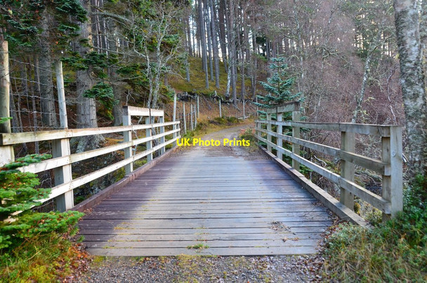 Photo 6"x4" Bridge over the River Pattack (2) Kinloch Loggan c2016