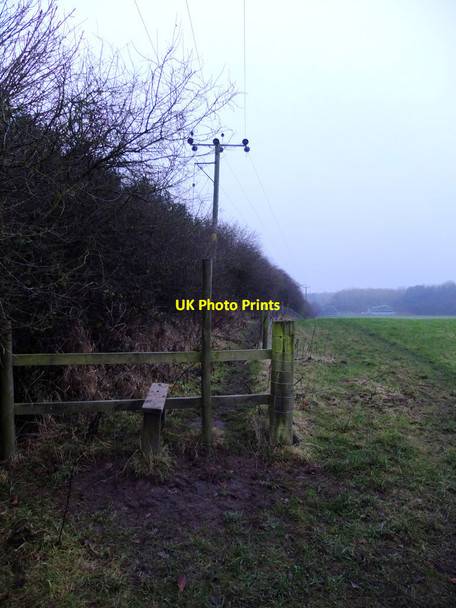 Photo 6"x4" Path between High Moor Lane and Sparrow Hill, Parbold High Moor\/SD5011 c2016