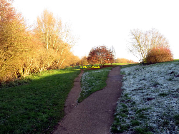 Photo 6"x4" Paths in Fry's Hill Park Blackird Leys c2016