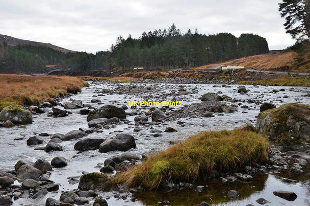 Photo 6"x4" Bend on the River Pattack Allt Beinn Eilde c2016