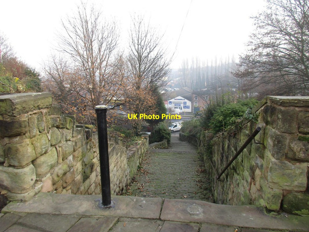 Photo 6"x4" Steps to Southgate Pontefract c2016