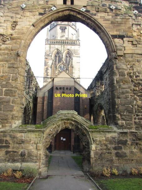 Photo 6"x4" All Saints' church, Pontefract - nave Pontefract c2016