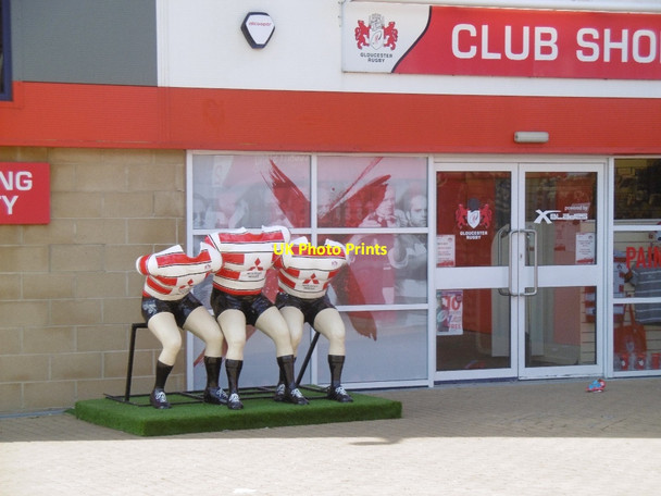 Photo 6"x4" Club shop, Gloucester RFC Gloucester c2016