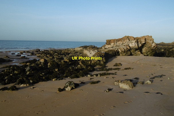 Photo 6"x4" Rocks off West Links Dirleton\/NT5183 c2016