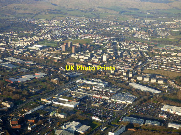 Photo 6"x4" Clydebank from the air Clydebank\/NS4970 c2016 P1