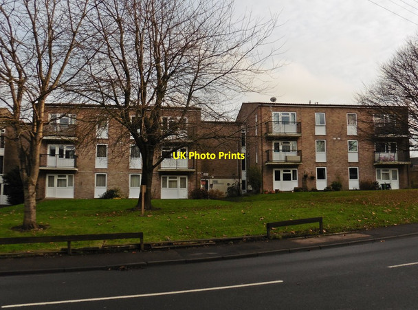 Photo 6"x4" Apartment blocks on the A358, Chard Chard c2016