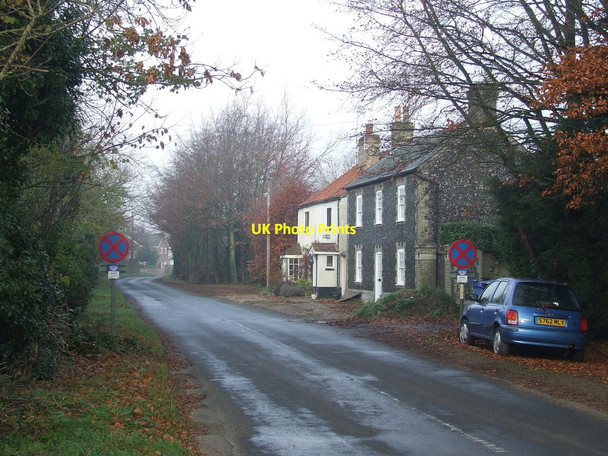 Photo 6"x4" Church Lane Barton Mills c2016