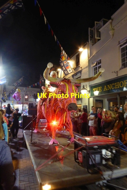 Photo 6"x4" Bull in the Cowes Parade Cowes c2016