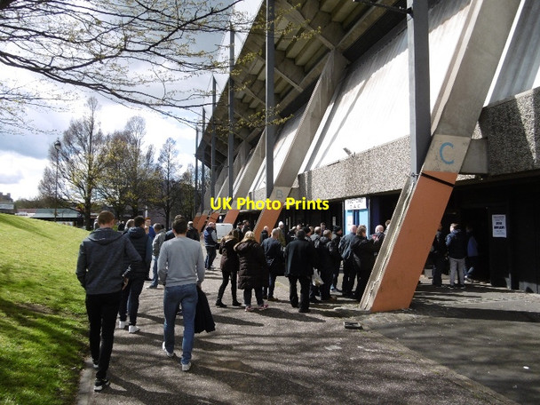 Photo 6"x4" Main stand, Meadowbank Stadium Edinburgh c2016