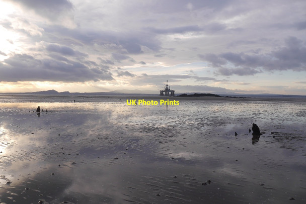 Photo 6"x4" Burntisland sands Burntisland c2016