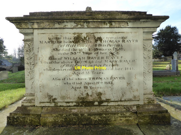 Photo 6"x4" Chest tomb, Longdon churchyard Longdon\/SO8336 c2016