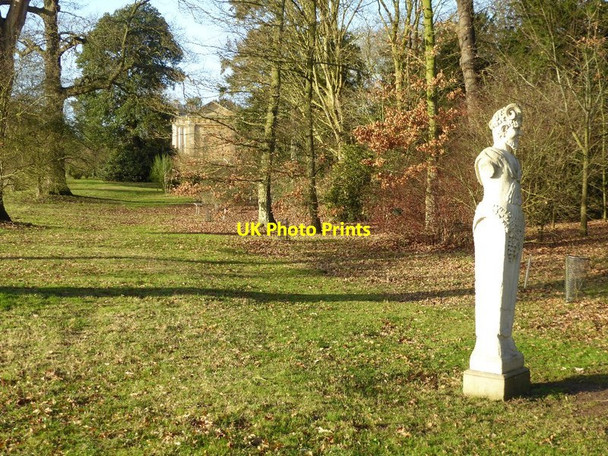 Photo 6"x4" Statue of Pan in Croome Park High Green\/SO8745 c2016