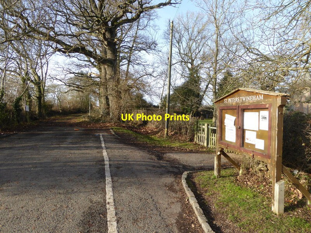 Photo 6"x4" The end of the road at Twineham Twineham c2016