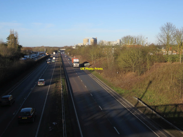 Photo 6"x4" A14, Bury St. Edmunds Bury St Edmunds c2016