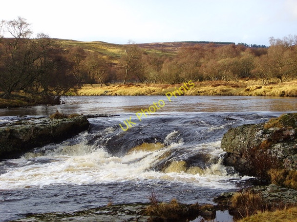 Photo 6"x4" Rapids on the River Helmsdale Kildonan Lodge c2009