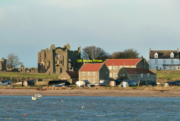 Photo 6"x4" Lindisfarne Priory and Herring House Holy Island\/NU1241 c2016