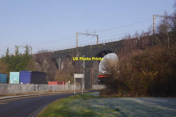 Photo 6"x4" Viaduct, Runcorn Bridge Widnes c2016