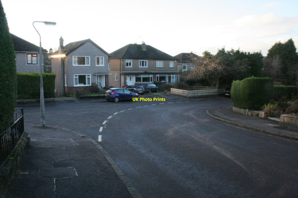 Photo 6"x4" Corner of Oak Avenue, Bearsden Milngavie c2017