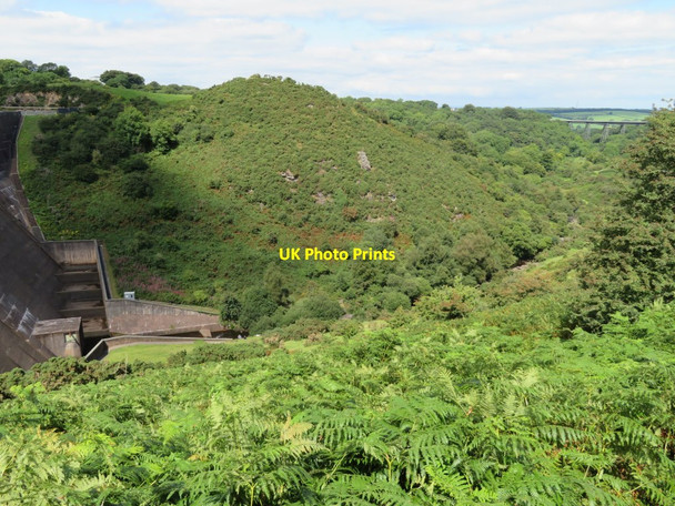 Photo 6"x4" Valley below Meldon Dam Meldon\/SX5592 c2016