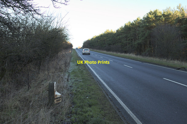 Photo 6"x4" Milestone on the A59 Cobby Syke c2017