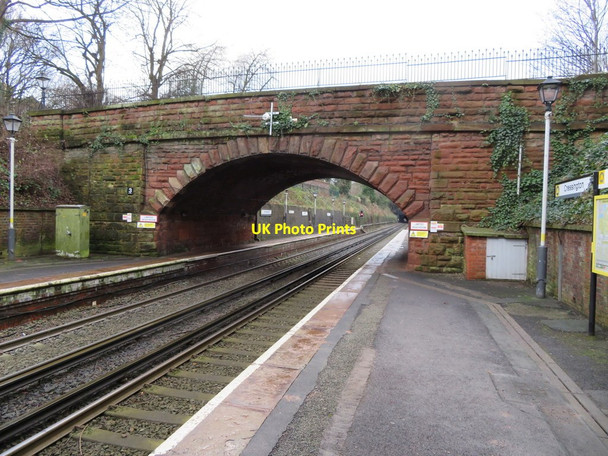 Photo 6"x4" Knowsley Road bridge at Cressington station Grassendale c2016