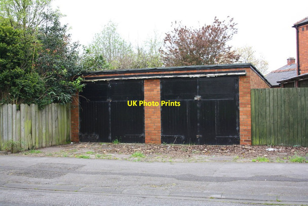 Photo 6"x4" Garages between Nos. 24 and 26 Harewood Avenue Newark-on-Trent c2016