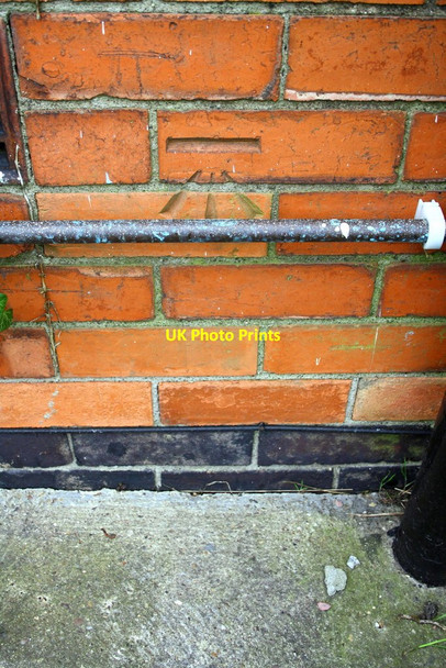 Photo 6"x4" Benchmark on #181 Bowbridge Road Newark-on-Trent c2016