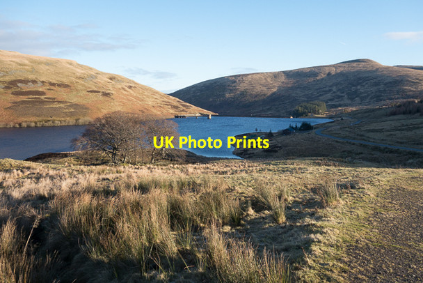 Photo 6"x4" Lower Glendevon Reservoir Lower Glendevon Reservoir c2017