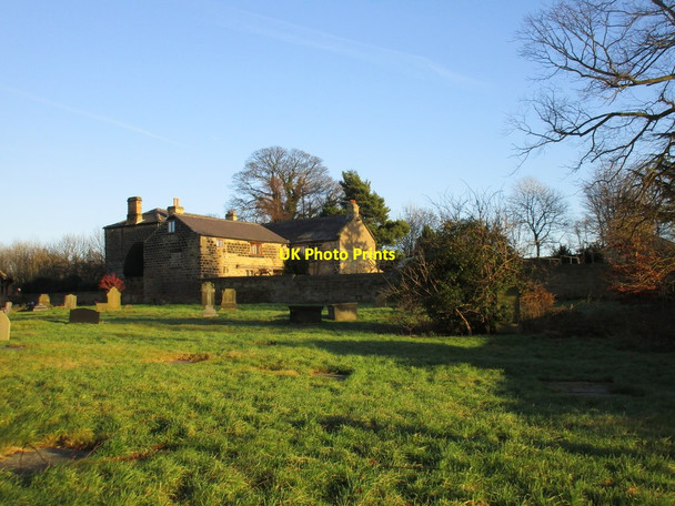 Photo 6"x4" Felkirk House seen from the churchyard Felkirk c2017