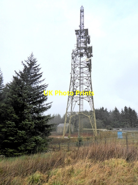 Photo 6"x4" Hopealone telecommunications mast Hope Sike c2017