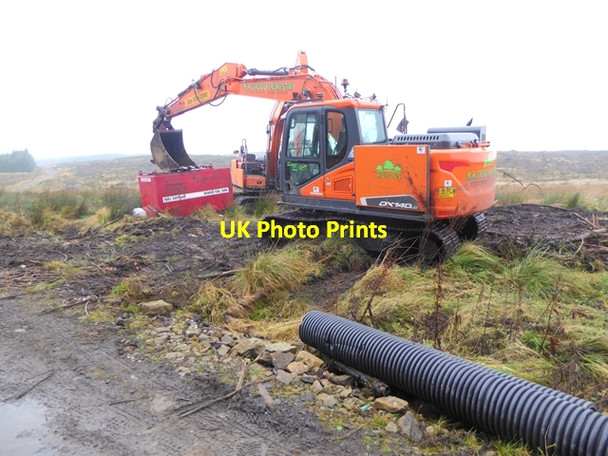 Photo 6"x4" Drainage work at Grindon Green Grindon Green c2017