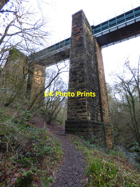 Photo 6"x4" Daff Glen railway viaduct Inverkip c2016 P1