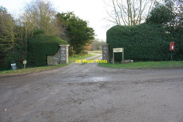 Photo 6"x4" Entrance to Braziers Park Ipsden c2017
