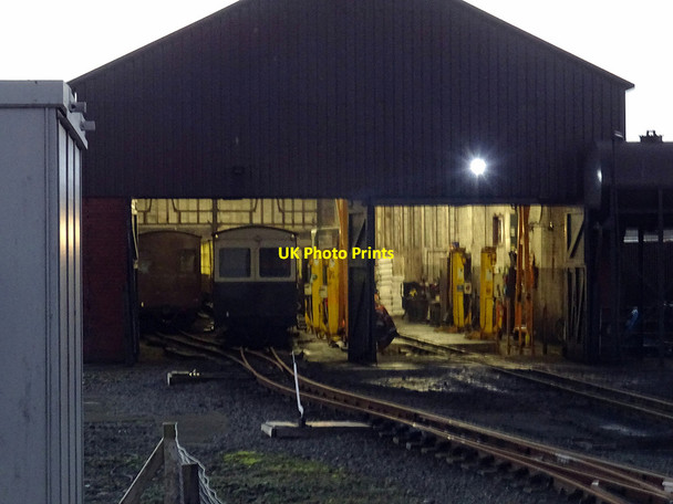 Photo 6"x4" A peek inside the Vale of Rheidol Railway shed at Aberystwyth Aberystwyth c2017