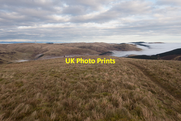 Photo 6"x4" Summit of Ben Shee Ben Shee c2017