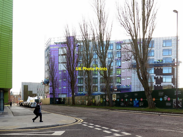 Photo 6"x4" Construction of Urban Sciences Building, Science Central Newcastle upon Tyne c2017