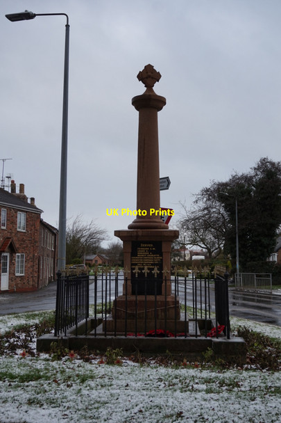 Photo 6"x4" Sproatley 1st World War Memorial & Roll of Honour Sproatley c2017