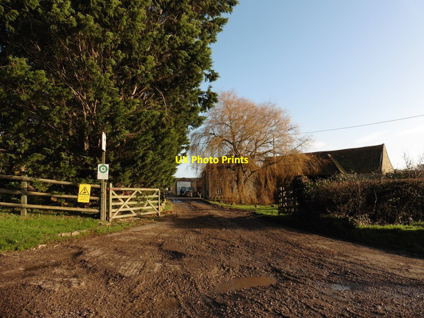 Photo 6"x4" Entrance, Northbrook Farm Ashcott Corner c2017
