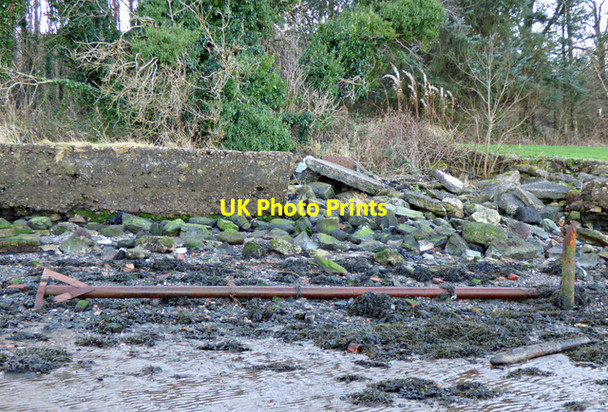 Photo 6"x4" Measured Mile post in the Clyde at Parklea Parkhill\/NS3573 c2017
