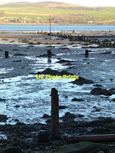 Photo 6"x4" Measured Mile post in the Clyde at Parklea Parkhill\/NS3573 c2017