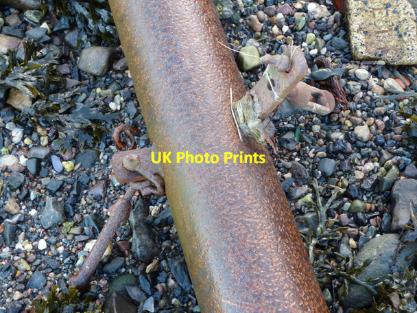 Photo 6"x4" Measured Mile post in the Clyde at Parklea Parkhill\/NS3573 c2017 P2