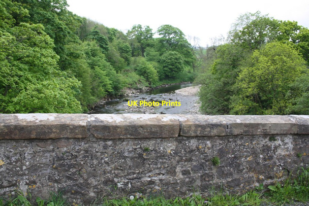 Photo 6"x4" River Swale over southern parapet of Downholme Bridge Clints\/NZ1000 c2016