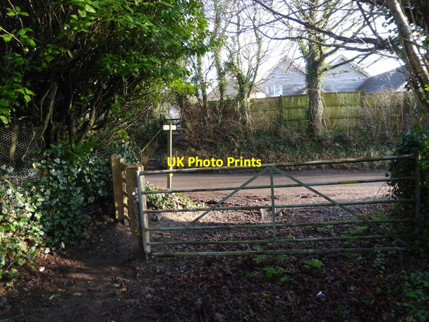 Photo 6"x4" Footpath crosses Blackstone Lane Blackstone\/TQ2416 c2017